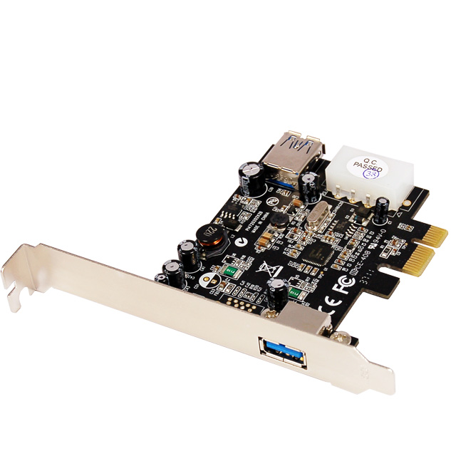 U-720 PCI-E USB3.0 (1+1) Ports Card (NEC)