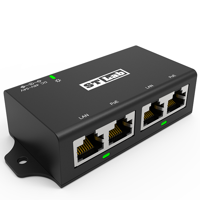 N-990 Dual Port PoE Injector 30W